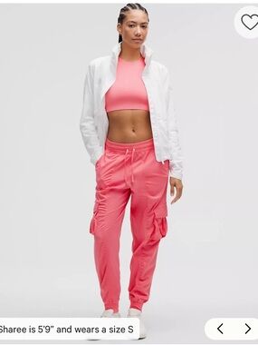 Lululemon Dance Studio Relaxed-Fit Mid-Rise Cargo Jogger in Mint Green